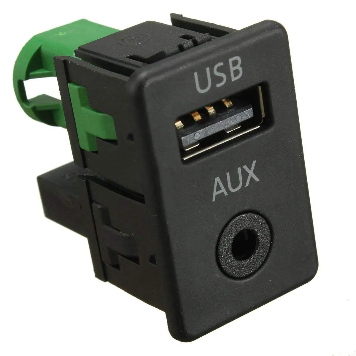 Переключатель + кабельный адаптер USB Aux Переключатель и USB кабельный адаптер для BMW 3 5 серии E87 E90 E91 E92 X5 X6 Черный